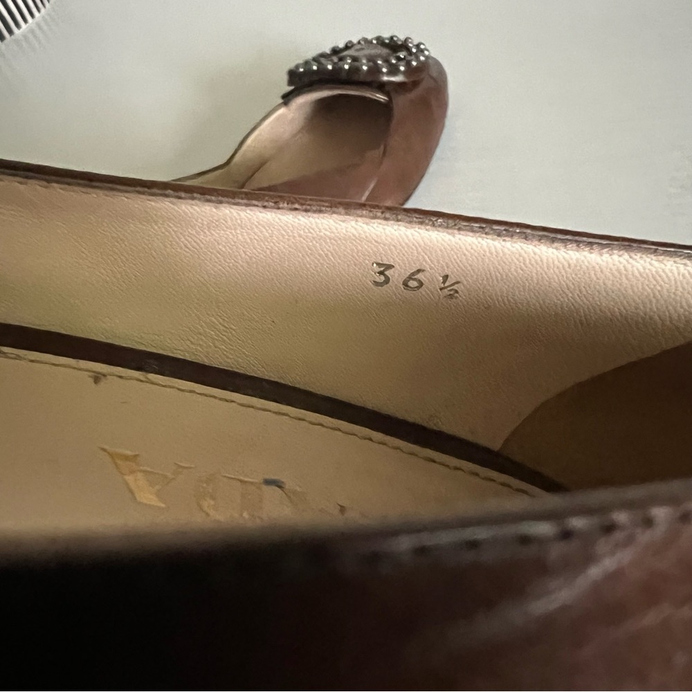 Prada | Calfskin Leather Buckle Pumps - Picture 8 of 9